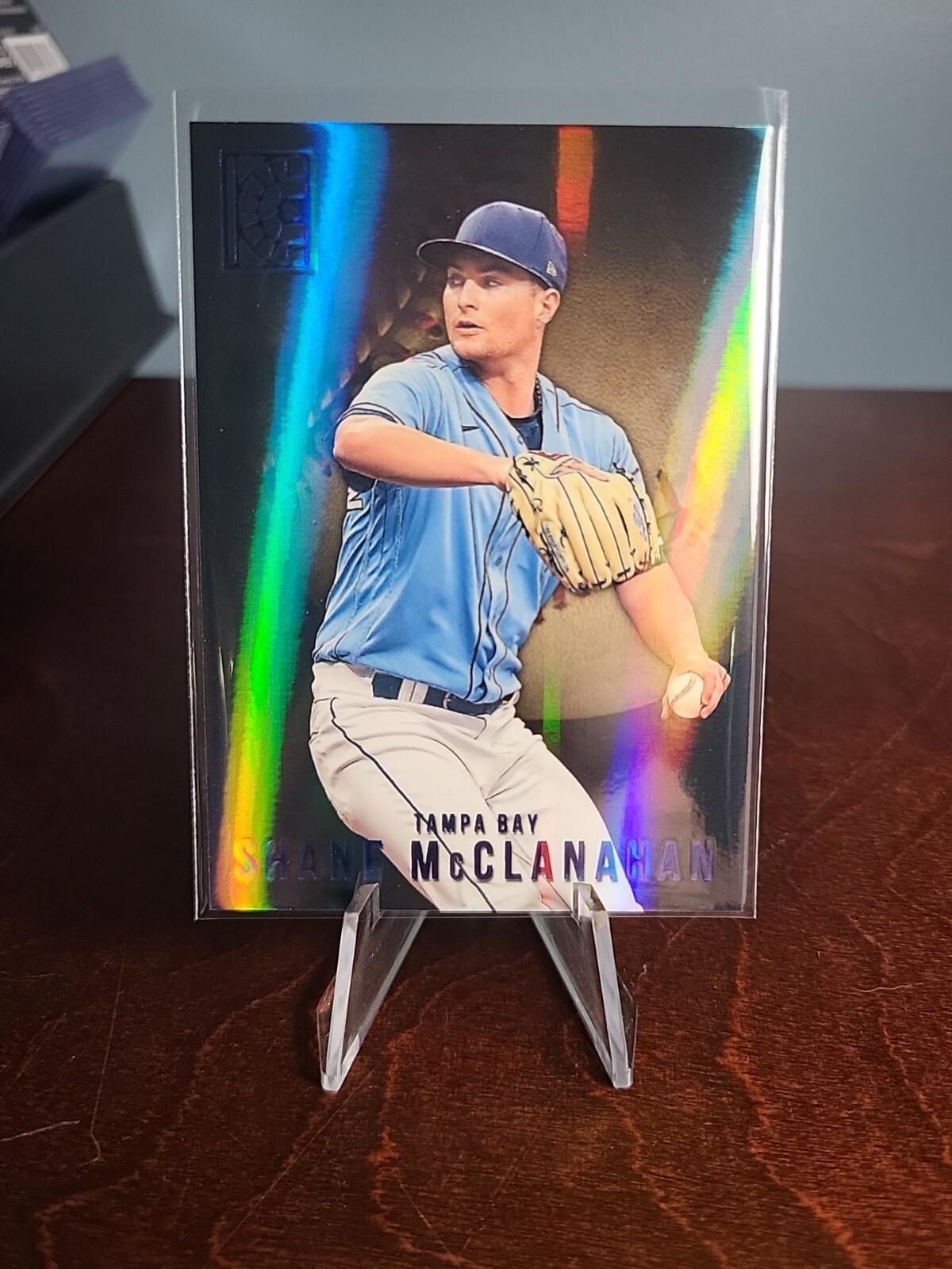 2022 Capstone Baseball Shane McClanahan Blue Foil Parallel #94 