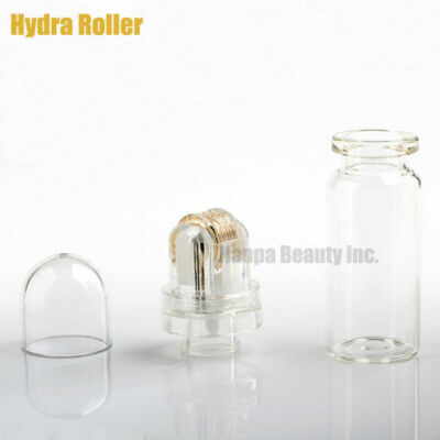 64 Micro Pins Hydra Roller Derma Skin Therapy Auto Serum Infusion System Derma