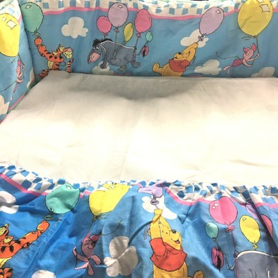 Winnie The Pooh Crib Set Bedding 2 Piece Tigger Piglet Eeyore