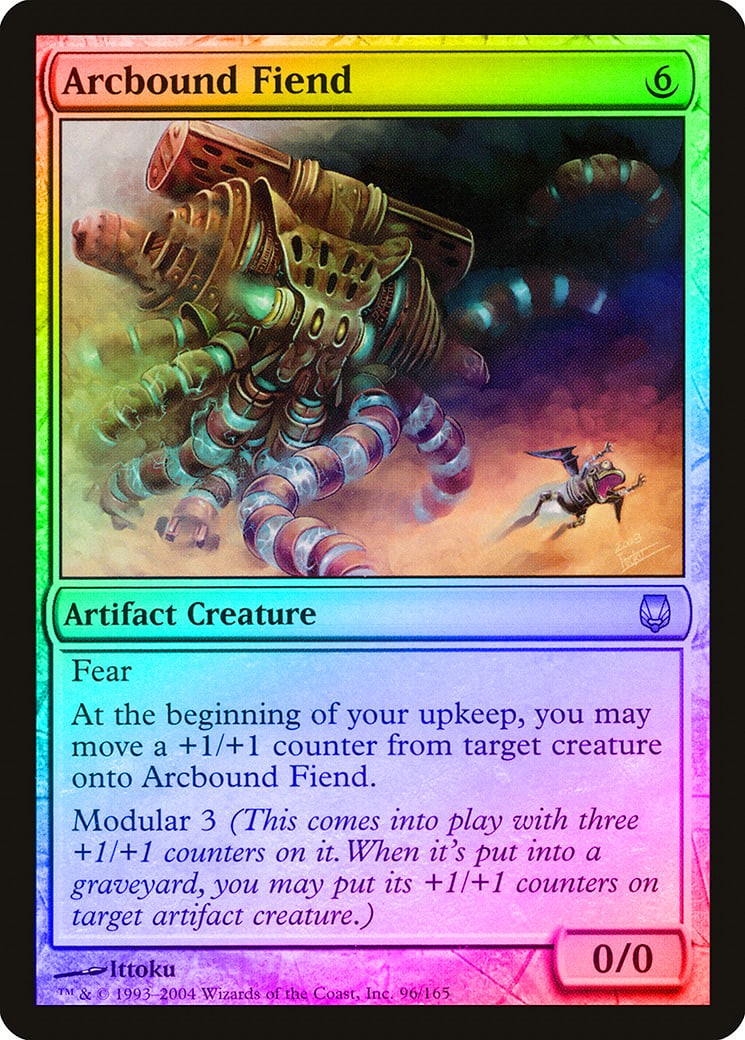 Arcbound Fiend FOIL Darksteel NM Artifact Uncommon MAGIC MTG CARD ABUGames