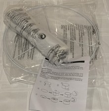 10 Inch High White drum lamp shade kit