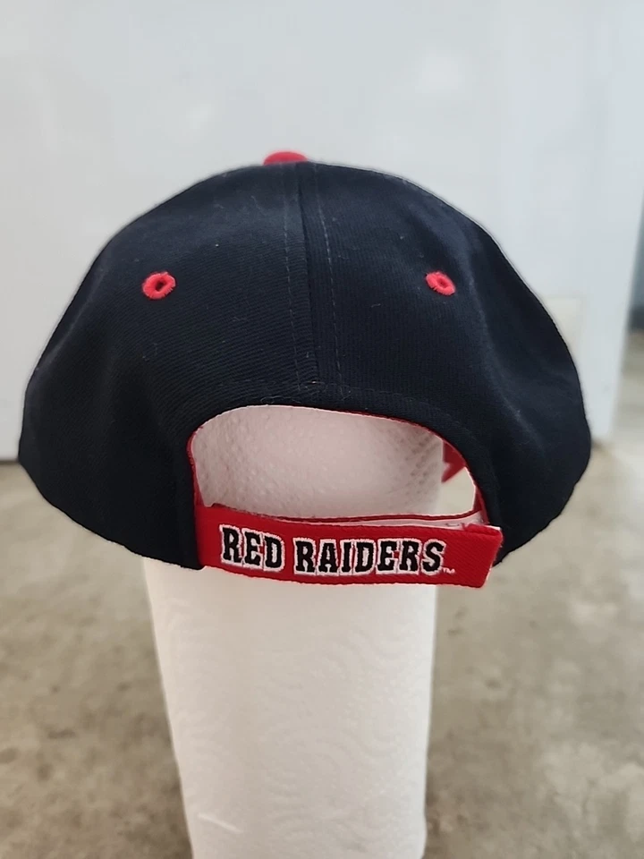 Texas Tech Football Logo Mens Zephyr Strap Back Hat - Image 3 of 4