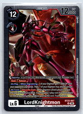 Digimon TCG LordKnightmon BT22-067 R Lámina Cyber Eden - Casi Nuevo