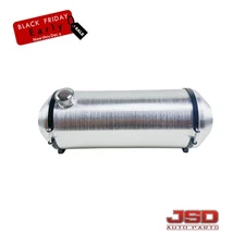 Fuel Tank 9 1/2 Gallon 10x28 End Fill 3/8 NPT Outlet Aluminum Spun Gas Tank Cell