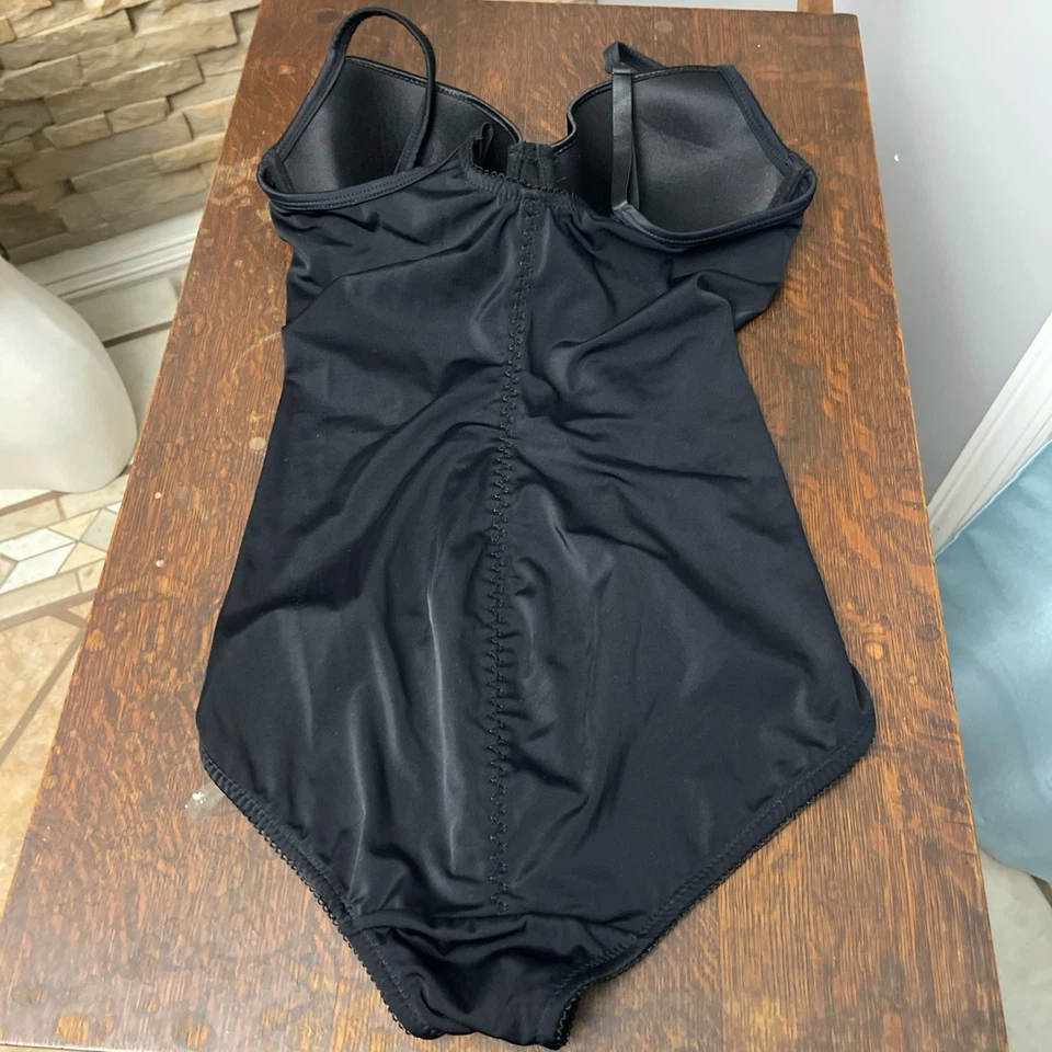 Marilyn Monroe Body Corsé Negro con Tirantes Ajustables #Estilo Gótico Talla L Foto 4 de 4