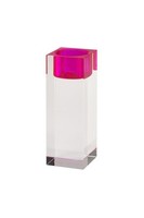 Gift Company Sari Teelichthalter, Transparent/Pink, Kristallglas, 1127505013