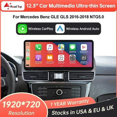 12.3'' Wireless CarPlay Multimedia Touchscreen Für Benz GLE GLS 2016-2018 NTG5.0