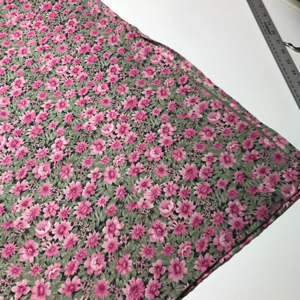 First Issue 女式 20W 花卉轻便长裙粉色绿色开衩波西米亚 — 第 4/4 张图片