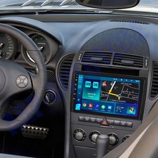 4+64G F&uuml;r Mercedes SLK R171 2004-2011 Android 15 9'' Autoradio Apple Carplay+Kam