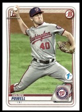 2020 Bowman Draft 1st Edition Holden Powell #BD-120 Washington Nationals