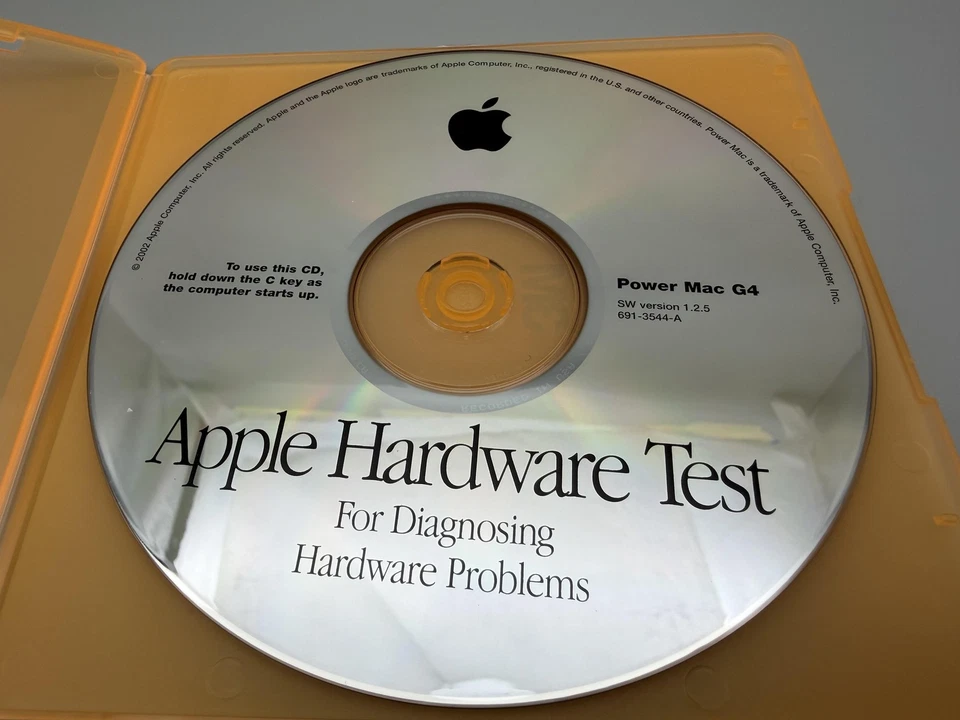 Apple Hardware Test CD Power Mac G4 SW 1.2.5 691-3544-A Diagnostic Utility - Image 3 of 4