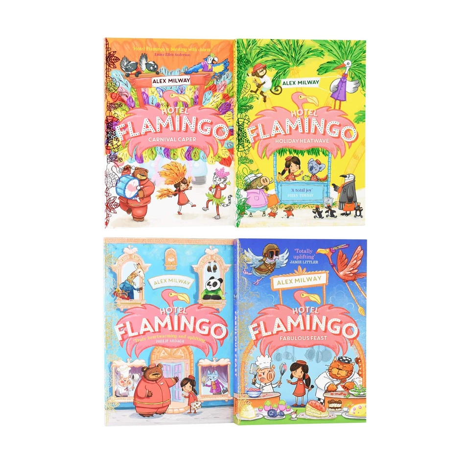 Hotel Flamingo Series By Alex Milway 4 Books Collection - Ages 5-8 - Paperback - Image 2 of 4