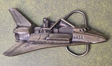 Vintage NASA Space Shuttle Metal Belt Buckle 1979 Great American Buckle Co USA