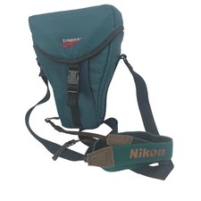 VTG Tundra Targa Camera & Accessory Gadget Padded Shoulder Bag Green Nikon Strap
