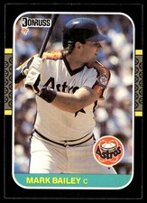 Mark Bailey 1987 Donruss #235 Houston Astros MLB READ FREE SHIPPING AutographDen