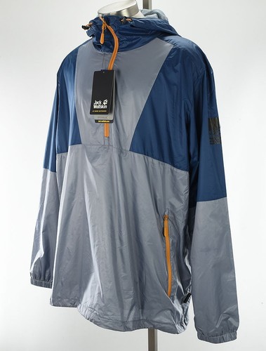 JACK WOLFSKIN Dark Sky THUNDERCLAP OVERHEARD Lightweight Windbreaker 3XL NWT