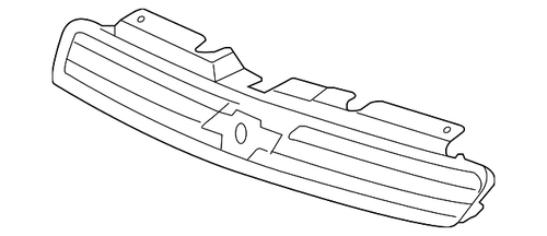 LR022207 - Genuine Grill In Front Bumper