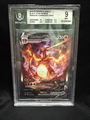 Charizard VMAX SWSH261 SWSH: Sword & Shield Promo Cards Holo BGS 9