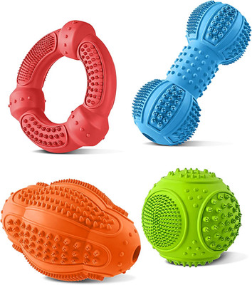 Dog Chew Toys 4 Pack, Dog Toys for Aggressive Chewers Small Medium Large Breed,
