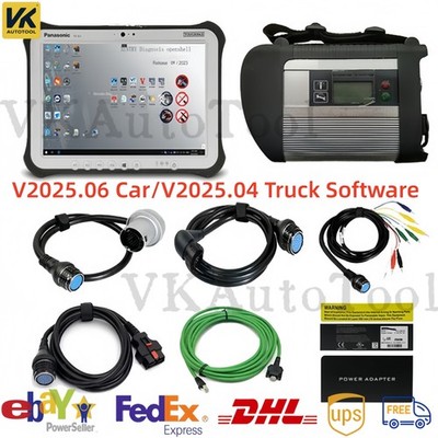 2025.06 For Mercedes MB Star C4 DOIP Xentry truck car Diagnostic scanner Tablet