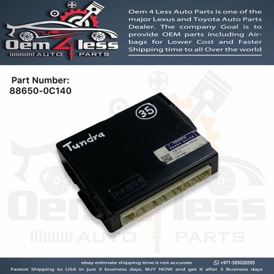 TOYOTA TUNDRA 2008 to 2010 A/C AIR CONDITIONER AMPLIFIER CONTROL OEM 88650-0C140