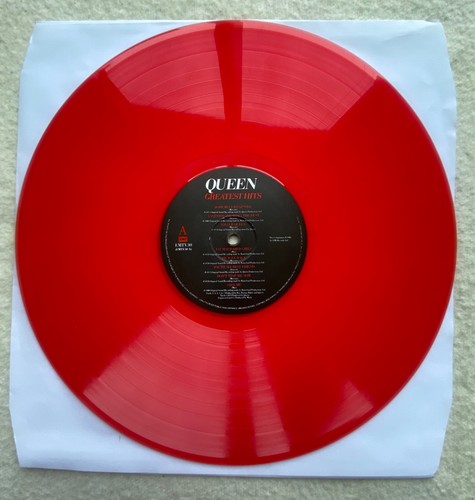 RARE - QUEEN-GREATEST HITS - RED VINYL -OC 062-78 041,EMTV30,VINYL LP ALBUM - Picture 2 of 6