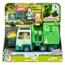 Bluey Playset Garbage Truck Moose Toys - Bluey  Bin Man Figures with Playset