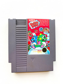 Bubble Bobble Vintage Nintendo Game with Sleeve NES 1988 with Cleaned and Tested