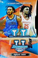 2022-23 Bowman Best University Basketball Factory Sealed Master Hobby Box 2 AUTO