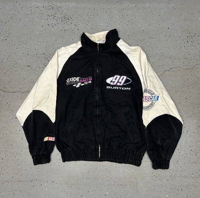 VTG Jeff Burton Racing NASCAR Jacket - Black/White- Size Large