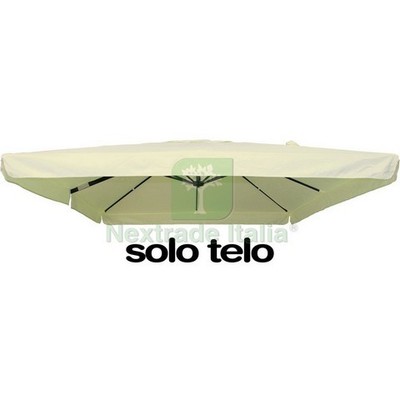 6/8 Stecche-2.0-4.0m Copertura di ricambio per ombrellone, Telo di ricambio per ombrellone da giardino, Protezione UV, Ombrellone di Ricambio(Giallo,2.0 m/6 ribs