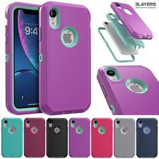 For Apple iPhone SE 2022 SE 2020 / XR Shockproof Bumper Case Hybrid Phone Cover