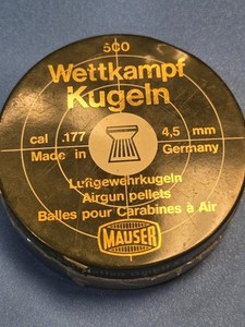Wettkampf Kugeln Airgun Pellets .177 Cal Made In Germany 80 Count