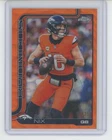2025 Topps Chrome Football Orange Wave Refractor Bo Nix #88
