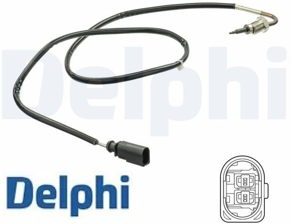 Delphi TS30143 Sensor FüR Abgastemperatur Sensor Abgastemperatur FüR VW-image