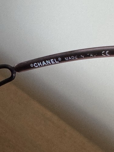 Genuine Chanel Ladies Sunglasses Vintage Grey/Pale Violet Rimless - Picture 9 of 20
