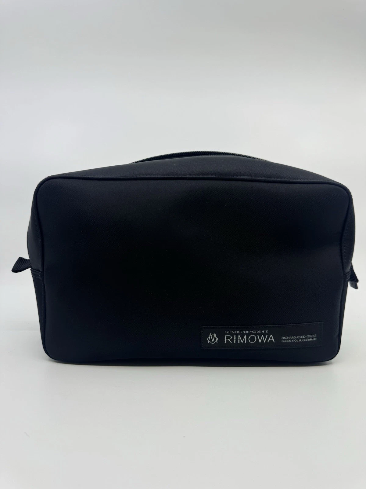 RIMOWA Black Toiletry Bag / Travel Organizer Cosmetic Pouch $170