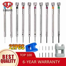 Watchmakers Screwdriver Set 0.6-2.0mm for Jewellers Watch Eyeglasses Repair Tool