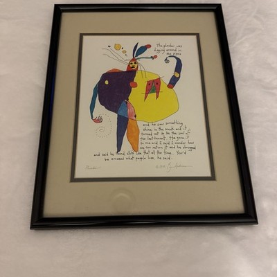 Brian Andreas Story People 1993  Plumber  Framed And Matted Print