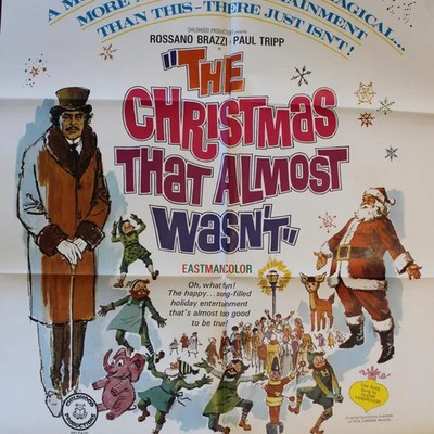 The Christmas that Almost Wasn't - 1971 with Rossano Brazzi - 27x41