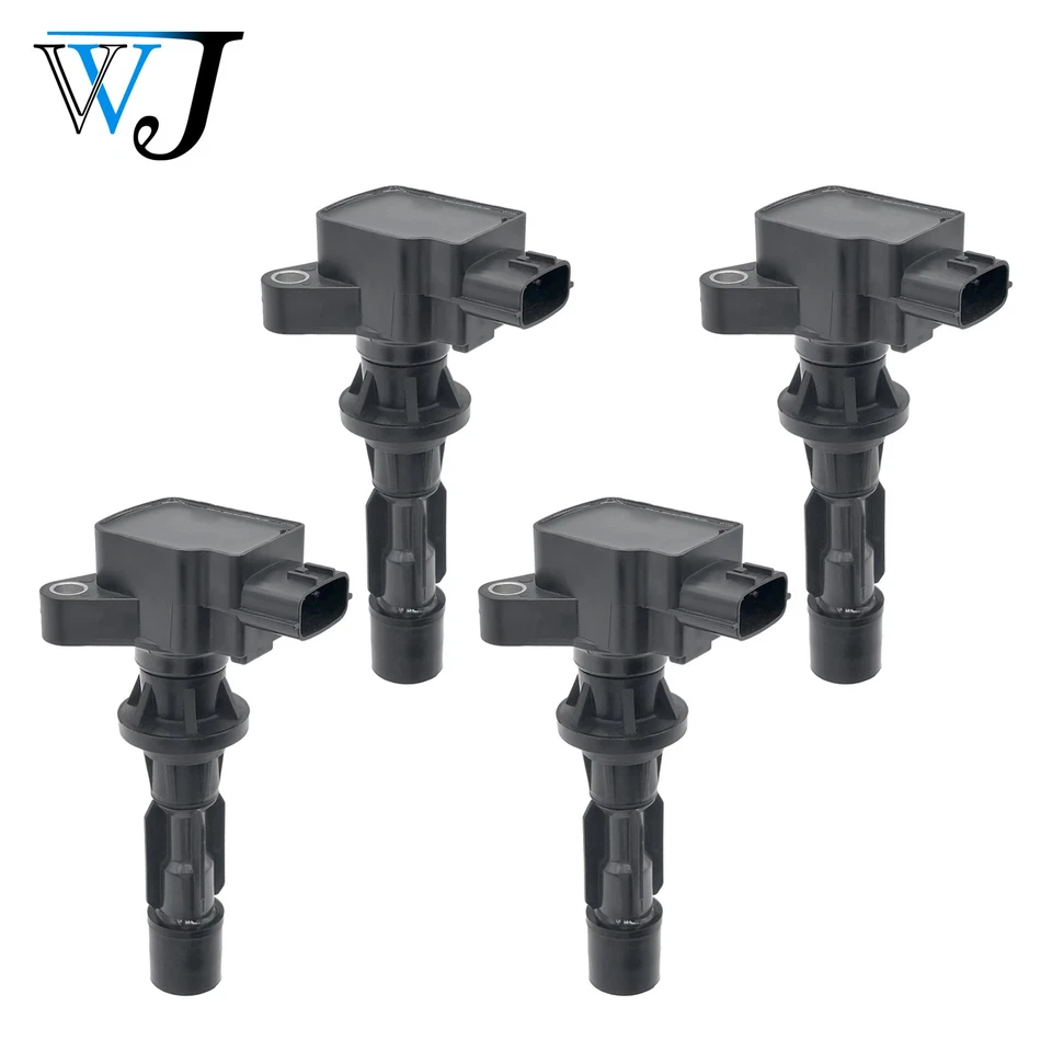 4X Bobina de encendido + bujía de iridio para Mazda 3 L3G218100B 2004-2015 Foto 2 de 4