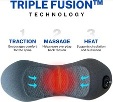 Smooth Spine Triple Fusion Back Massager 3 in 1 Back Massager MSRP 119
