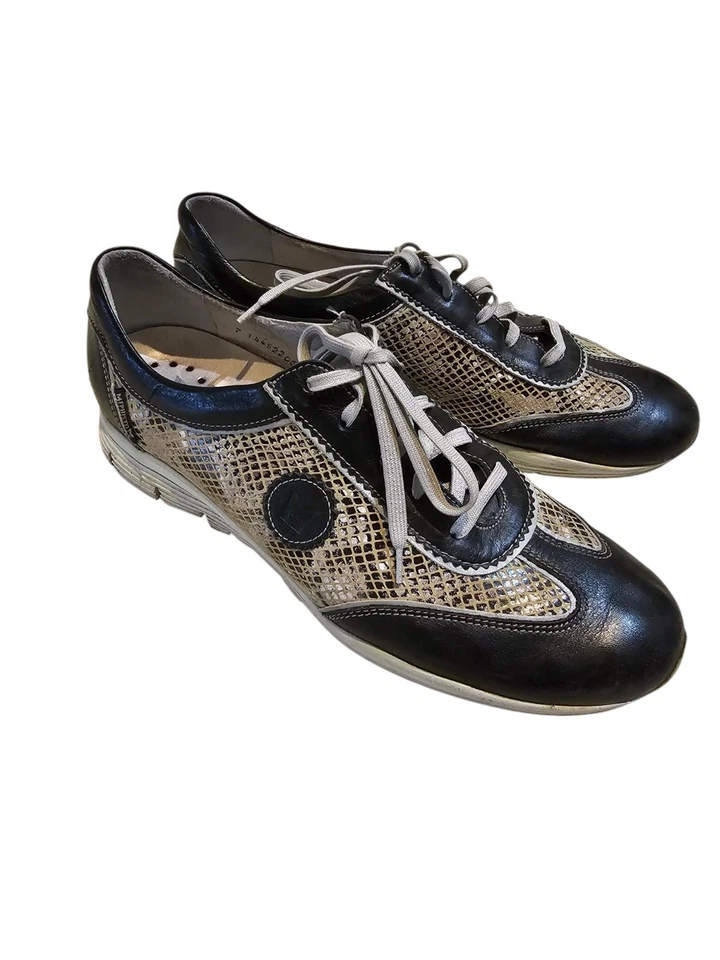 Zapatillas Mephisto Talla 10 Mujer Tostadas Estampado Serpiente Escorrentía Air Jet Comfort Yael Guc Foto 2 de 4