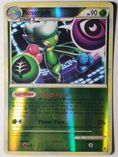 REVERSE HOLO Roserade 23/95 LP / VLP - Unleashed Pokemon Card Takashi Yamaguchi