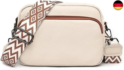 TIAASTAP Damen Handy Umhängetasche Echtes Leder Crossbody Bag Damen Handytasche