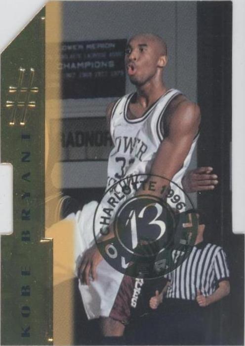 1996 Score Board Basketball Rookies - Die Cuts Kobe Bryant #13 (RC 