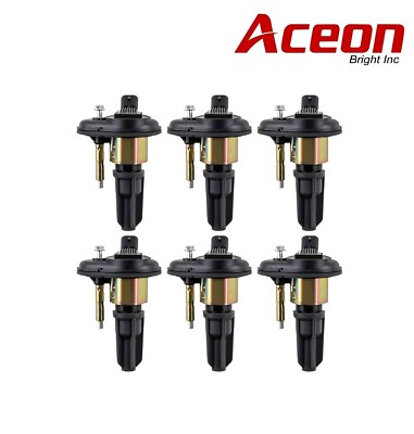 6x OEM ACEON Ignition Coil BS-C1395 For Chevrolet Trailblazer GMC Isuzu Buick