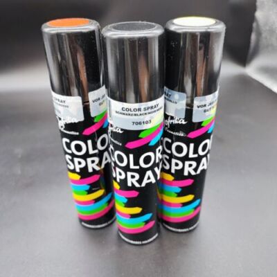 Haarspray SCHWARZ GELB ROT 100ml Jofrika Color Karneval Fasching Halloween Kinde