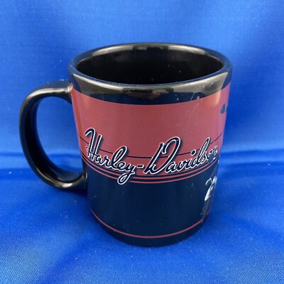 Harley-Davidson coffee mug ''a life less ordinary'' black