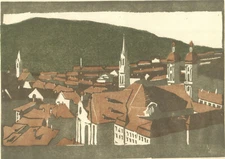 Martha Cunz (Swiss, 1876 – 1961) - Early Modernist Woodcut